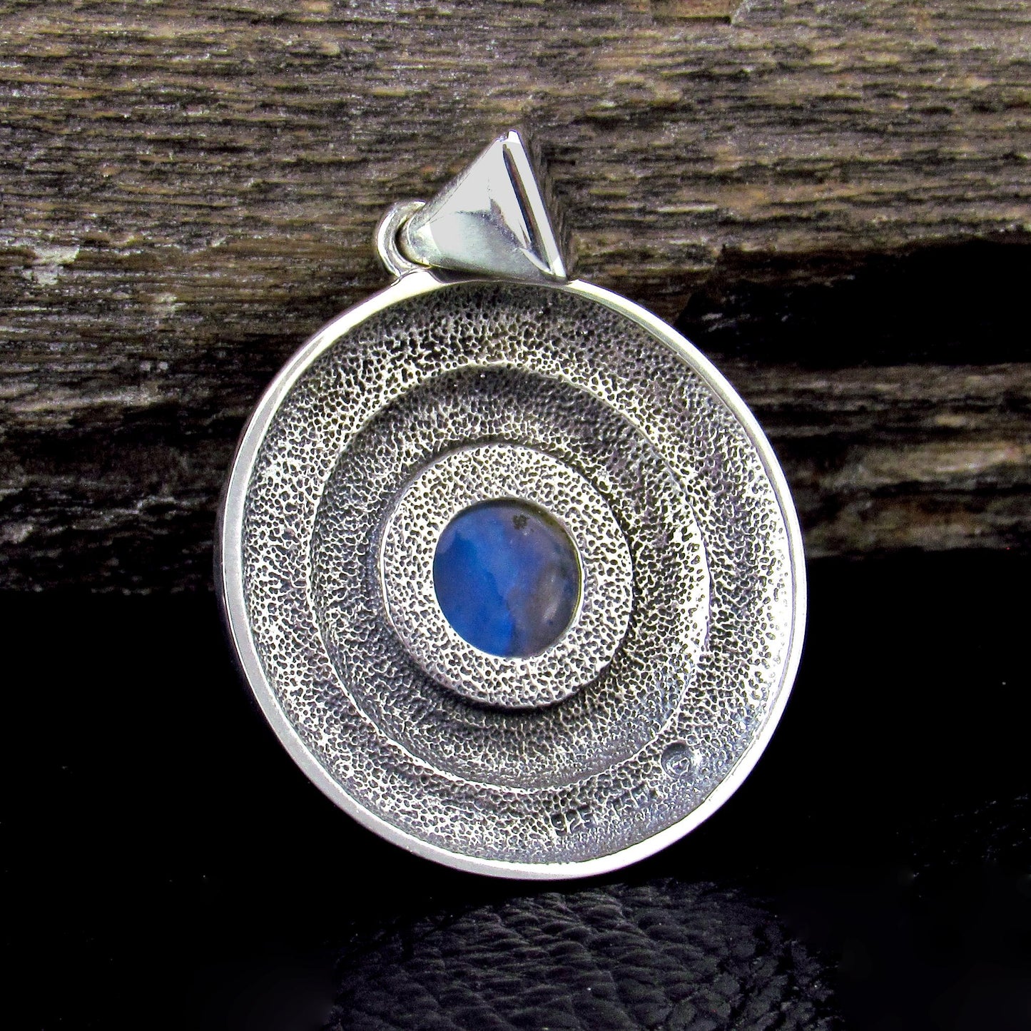 Solid 925 Sterling Silver Wheel of the Year Zodiac Pendant With Amethyst or Moonstone
