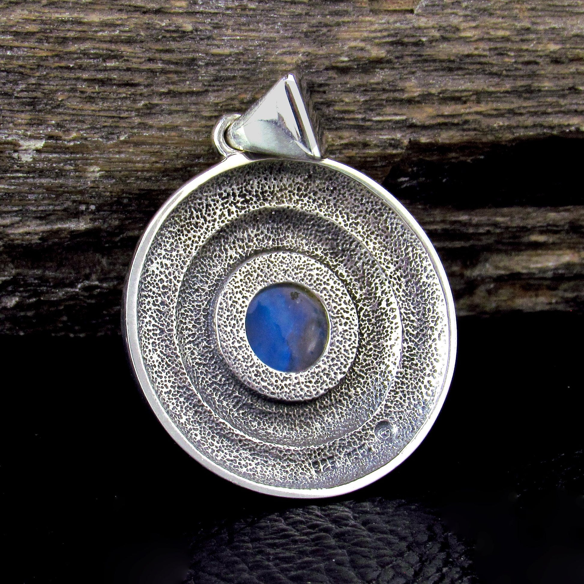 Solid 925 Sterling Silver Wheel of the Year Zodiac Pendant With Amethyst or Moonstone
