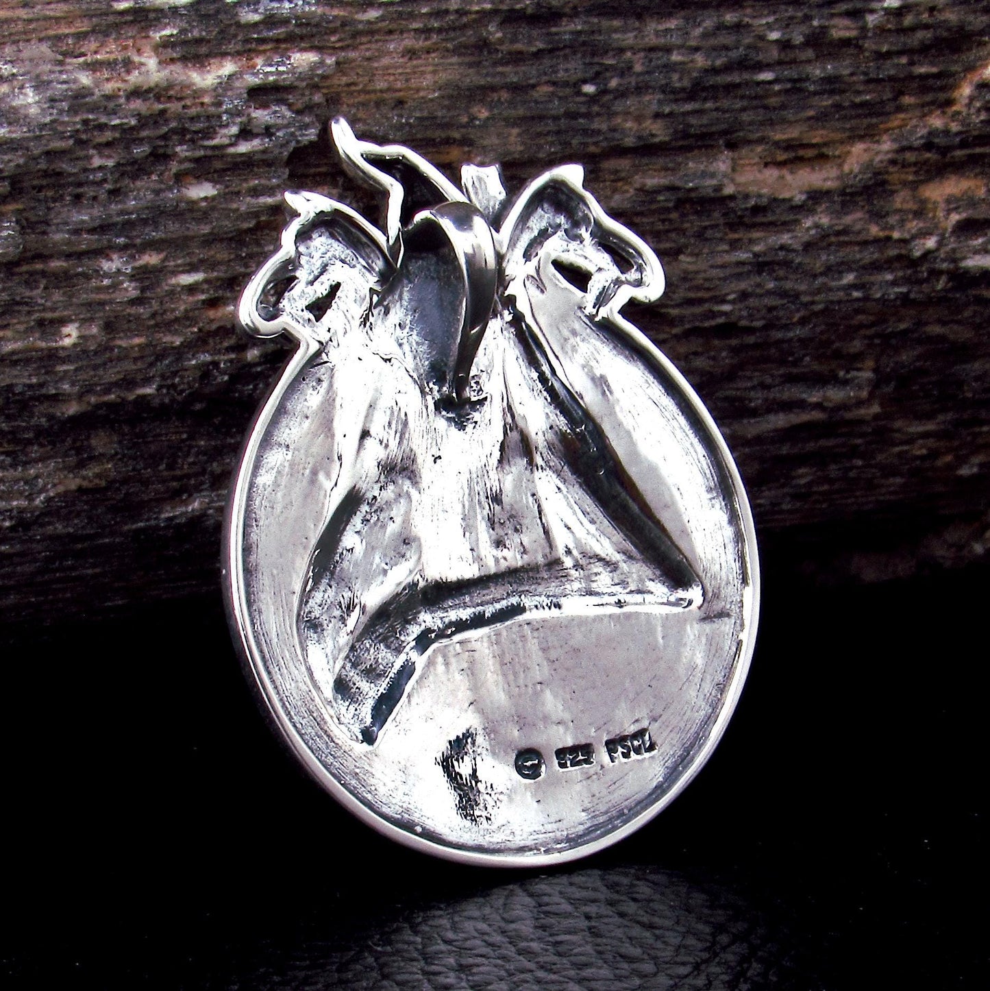 Solid 925 Sterling Silver Wizard Pendant, Arcane Sorcerer Talisman, Magical Mage Amulet