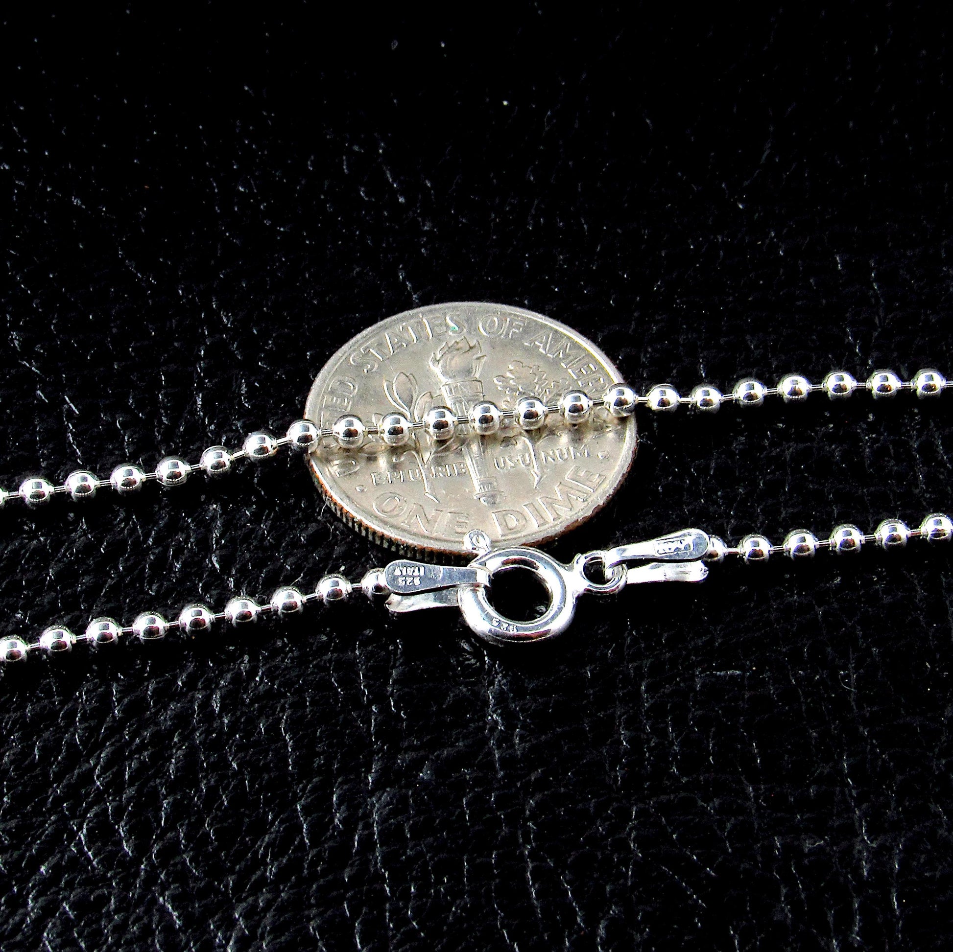 Lot of (11) 22" Inch Ball / Bead Chain Necklaces, 1.8MM, Wholesale Chains 57 Grams