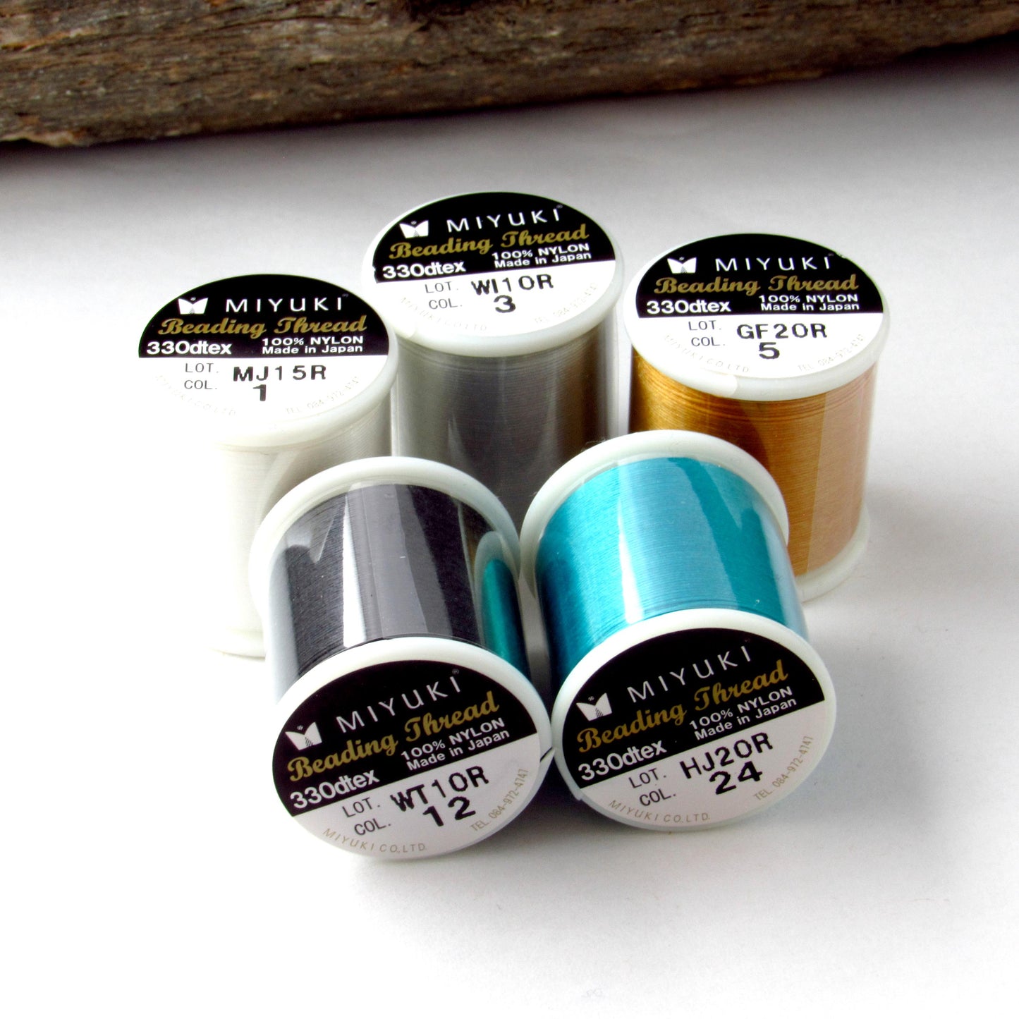 Custom Color Pack Miyuki Beading Thread 50m Nylon Cord Kit for Delicas Bead Weaving